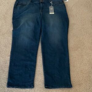 Wit & Wisdom Dark Blue Straight Leg Jeans